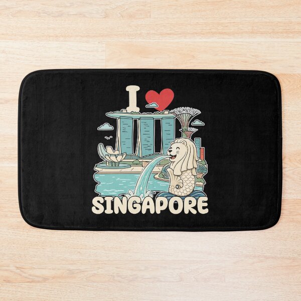 Item preview, I Love Singapore City Singaporean designed and sold by ShirTomDesigns.