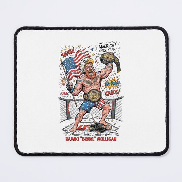 Item preview, American Fighter MMA Parody Comic Illustration designed and sold by annaarthk.