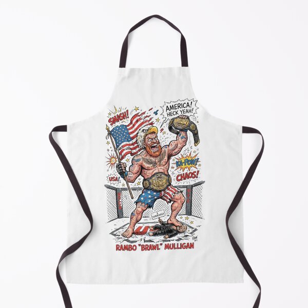 Item preview, American Fighter MMA Parody Comic Illustration designed and sold by annaarthk.
