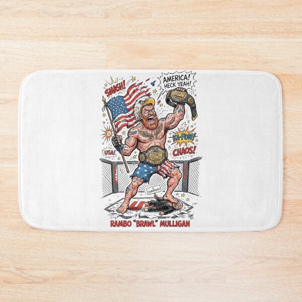 Item preview, American Fighter MMA Parody Comic Illustration designed and sold by annaarthk.