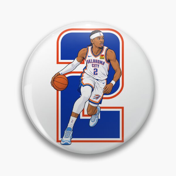 Item preview, Shai Gilgeous-Alexander OKC Basketball designed and sold by MVP-ArtStudio.