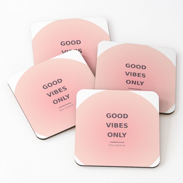 Item preview, Good Vibes Only Retro Sunset Quote designed and sold by kd2010.