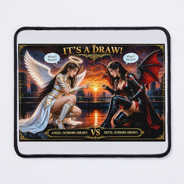 Item preview, Heaven and Hell – Rock Paper Scissors Draw designed and sold by Kurekou Lab.
