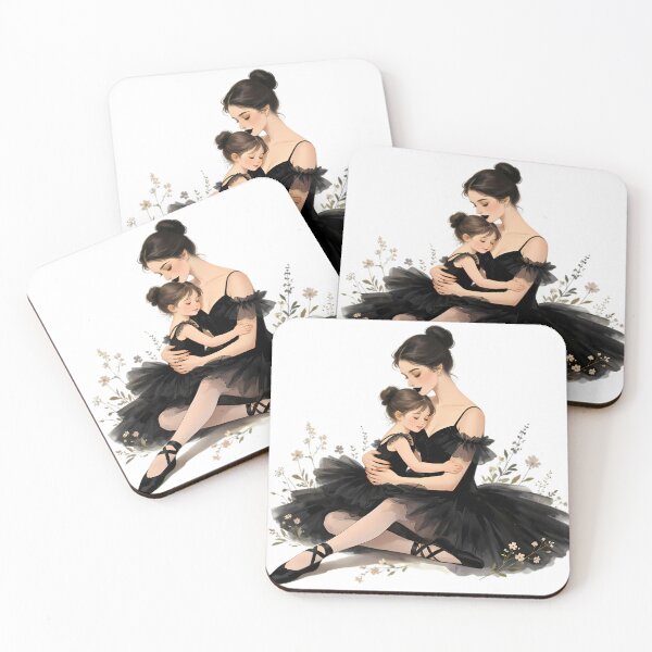 Item preview, Dark Cottagecore Ballerina Mother and Child Embrace designed and sold by Bondingbonding.