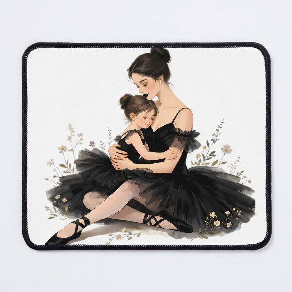 Item preview, Dark Cottagecore Ballerina Mother and Child Embrace designed and sold by Bondingbonding.