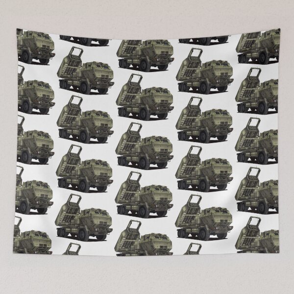 Item preview, Exclusive drawing legendary american M142 HIMARS High Mobility Artillery Rocket System designed and sold by Cars23.