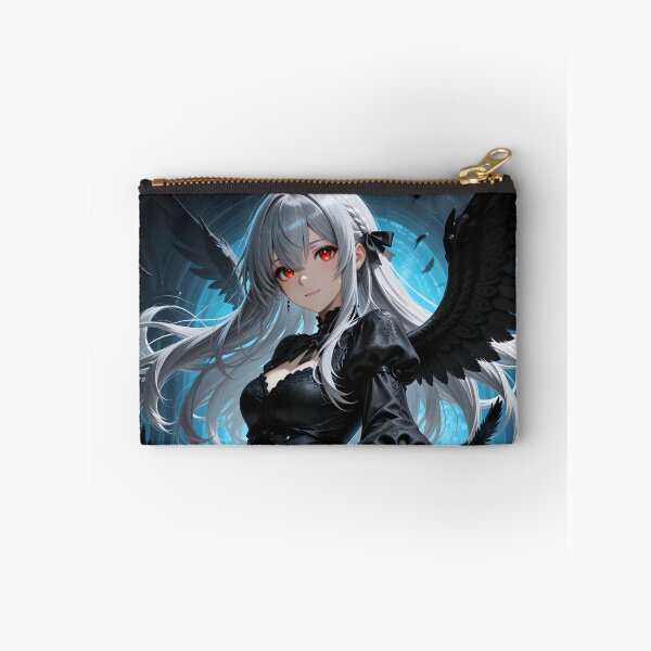 Item preview, Silver-Haired Dark Angel Gothic Anime Girl designed and sold by Killington.