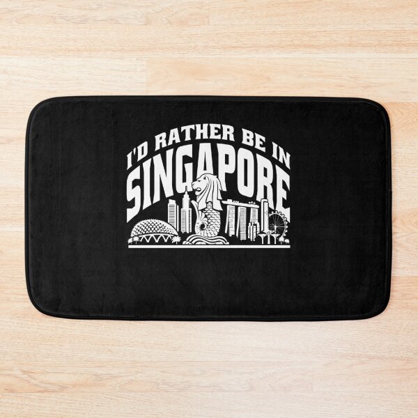 Item preview, I'd Rather Be In Singapore Heart Singapore City designed and sold by ShirTomDesigns.