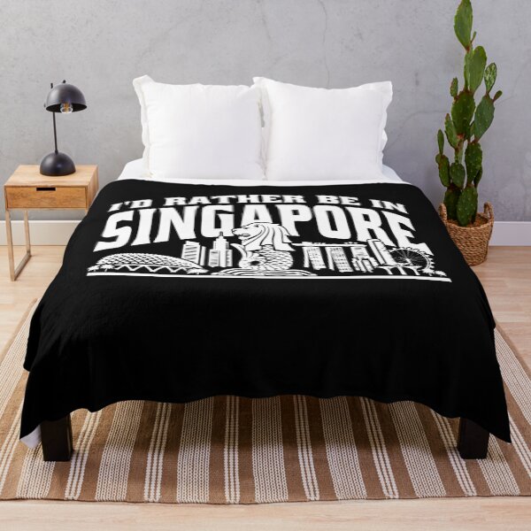 Item preview, I'd Rather Be In Singapore Heart Singapore City designed and sold by ShirTomDesigns.