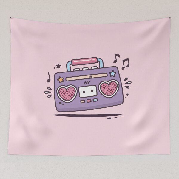 Item preview, Kawaii Boombox designed and sold by zoljo.