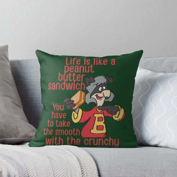 Item preview, Bert Raccoon's Peanut Butter Sandwich Life Quote designed and sold by glowvim.