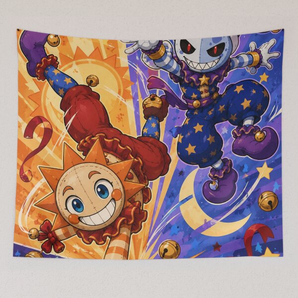 Item preview, Sun and Moon Jester Showdown designed and sold by mattewjoilen.
