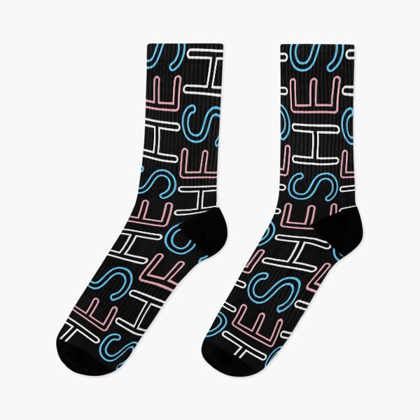 Item preview, SHE/HER Trans Flag Pronouns designed and sold by MAN3ATR.