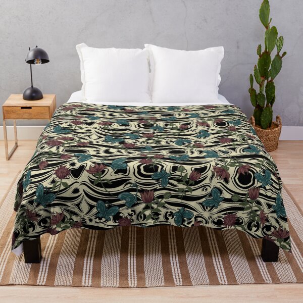 Item preview, Animal Print with Flowers & Butterflies designed and sold by Ardelune.