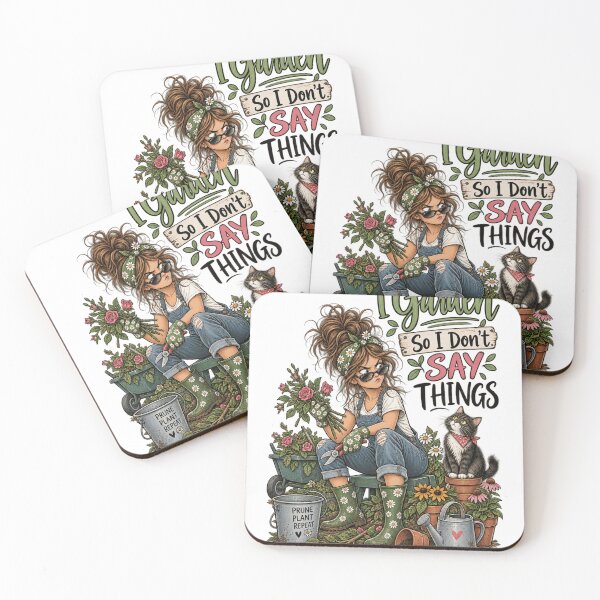 Item preview, I Garden So I Don’t Say Things Funny Gardener designed and sold by BlueSkyEV.