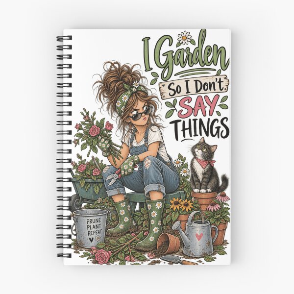 Item preview, I Garden So I Don’t Say Things Funny Gardener designed and sold by BlueSkyEV.
