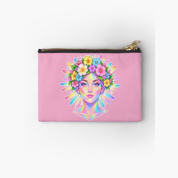 Item preview, Pastel Rainbow Floral Goddess designed and sold by Hari Arts.