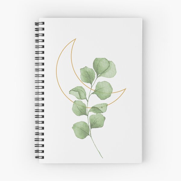 Item preview, Lunaria Moon Celestial Botanical Watercolor Art designed and sold by TheMinimalFrame.