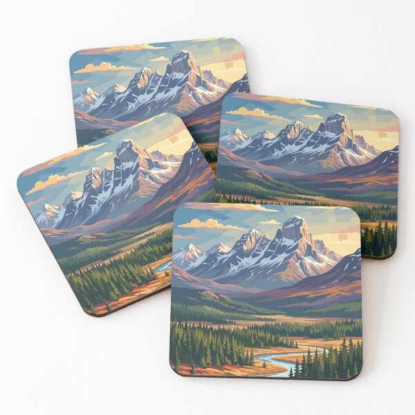 Item preview, Akami-Uapishkᵁ-KakKasuak-Mealy Mountains National Park Canada Travel Vintage designed and sold by RareDeerArt.