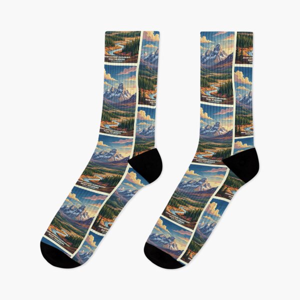 Item preview, Akami-Uapishkᵁ-KakKasuak-Mealy Mountains National Park Canada Travel Vintage designed and sold by RareDeerArt.