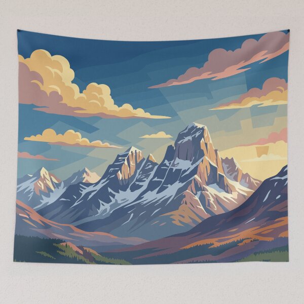 Item preview, Akami-Uapishkᵁ-KakKasuak-Mealy Mountains National Park Canada Travel Vintage designed and sold by RareDeerArt.