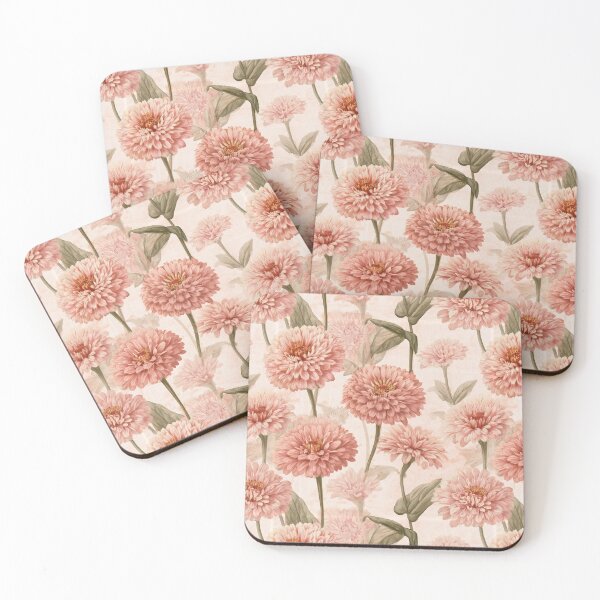 Item preview, Soft Zinnia Texture  - Birthday Flower Pattern - Best Gifts For Dad designed and sold by RoyalStarsPatts.