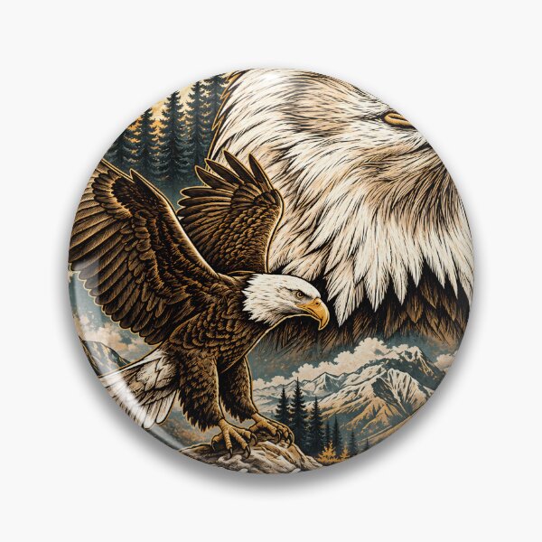 Item preview, Jackie The Bald Eagle Fly High Jackie Big Bear Bald Eagles designed and sold by SavannahCampbel.