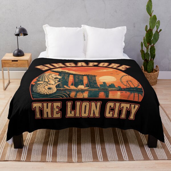 Item preview, Singapore The Lion City Retro Vintage Tourist designed and sold by ShirTomDesigns.