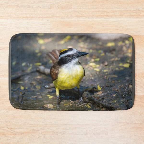 Item preview, Great Kiskadee in a Rain Puddle designed and sold by Debra Martz.