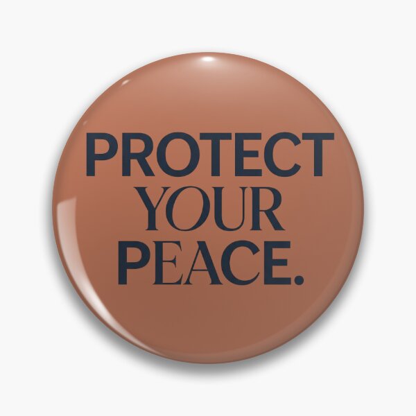 Item preview, Protect Your Peace | Mental Wellness Self Care Quote designed and sold by Amr Darwish Graphic designer.