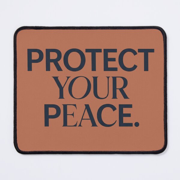 Item preview, Protect Your Peace | Mental Wellness Self Care Quote designed and sold by Amr Darwish Graphic designer.