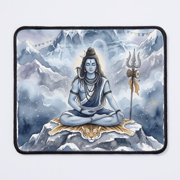 Item preview, Meditating Lord Shiva at Mount Kailash designed and sold by hutofdesigns.