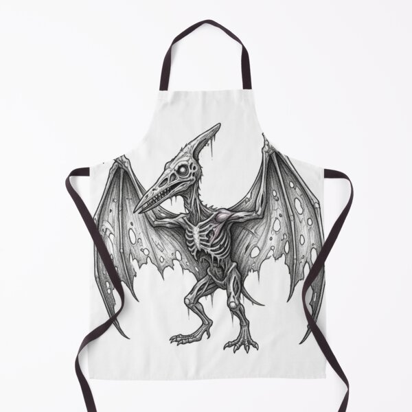 Item preview, Zombie pterodactyl Halloween – Spooky Undead Animal Pencil Art designed and sold by Pencil-Art.