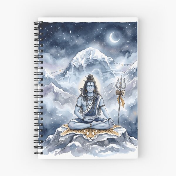 Item preview, Meditating Lord Shiva at Mount Kailash designed and sold by hutofdesigns.