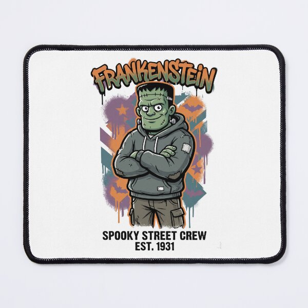 Item preview, Frankenstein Spooky Street Crew Graffiti Monster Design Tee designed and sold by DarylWelsh2024.
