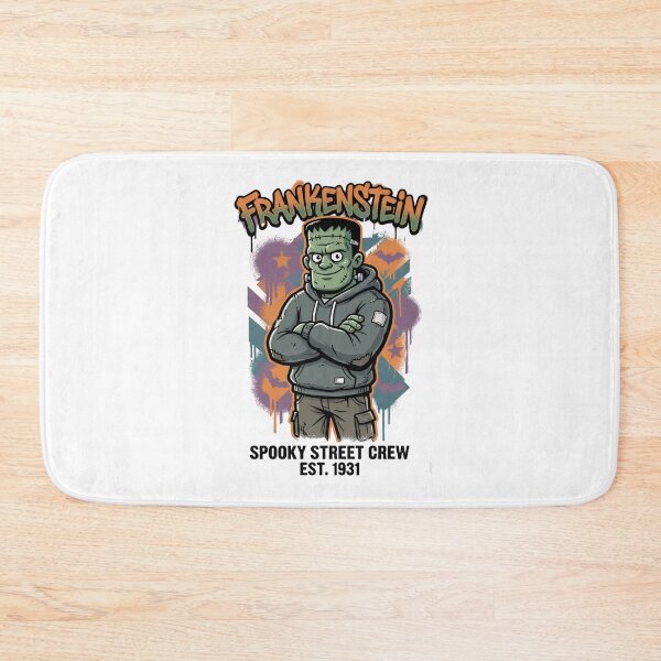 Item preview, Frankenstein Spooky Street Crew Graffiti Monster Design Tee designed and sold by DarylWelsh2024.