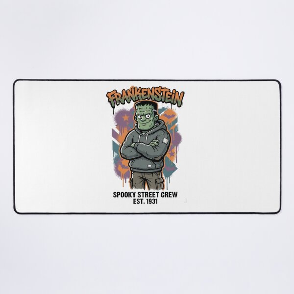 Item preview, Frankenstein Spooky Street Crew Graffiti Monster Design Tee designed and sold by DarylWelsh2024.