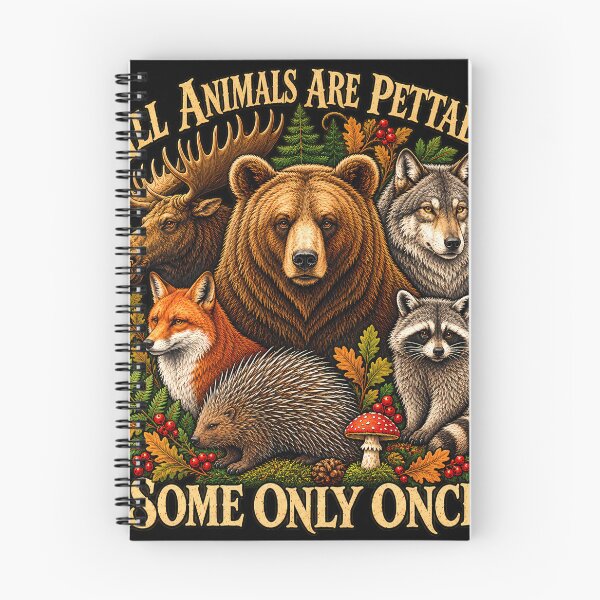 Item preview, All Animals Are Pettable Some Only Once Wildlife  Animal Lover designed and sold by SavannahCampbel.