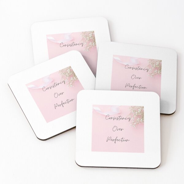 Item preview, Consistency Over Perfection Quote designed and sold by kd2010.