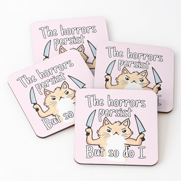 Item preview, The horrors persist but so do I designed and sold by MamSelle.