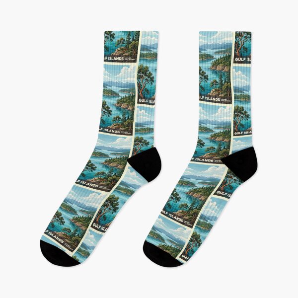 Item preview, Gulf Islands National Park Canada Travel Vintage designed and sold by RareDeerArt.