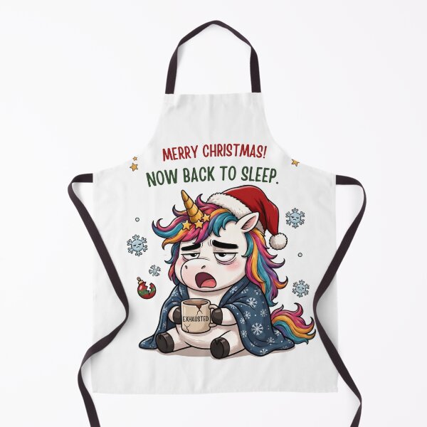 Item preview, Exhausted Christmas Unicorn - Funny Sarcastic Holiday Sleepy Design designed and sold by Sitred123.