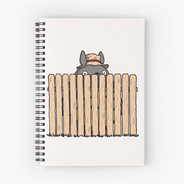 Item preview, Totoro Peeking Through the Fence designed and sold by GITTERLU.