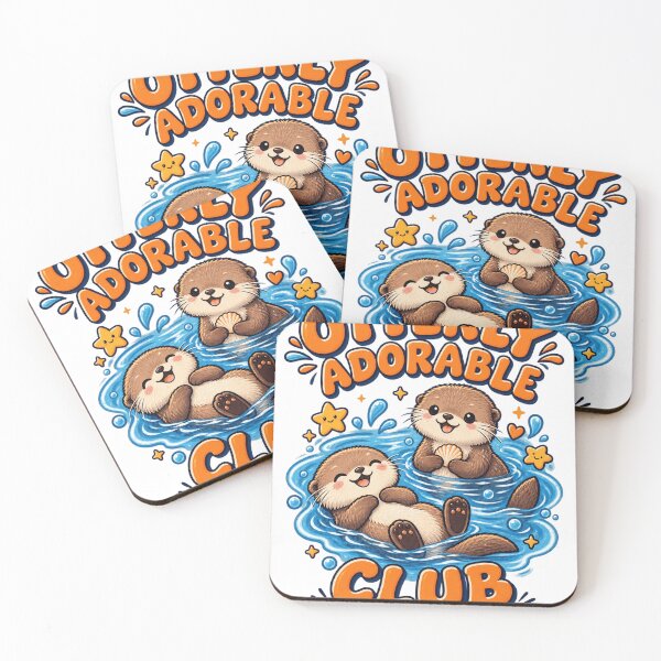 Item preview, Otterly Adorable Good Vibes Club designed and sold by WearTheVibe Store.