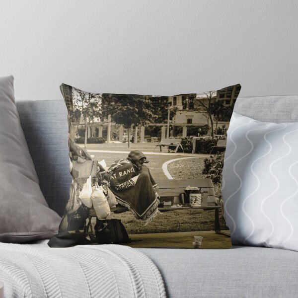 Item preview, A person with their personal belongings in an urban park designed and sold by By Sanata Photography.