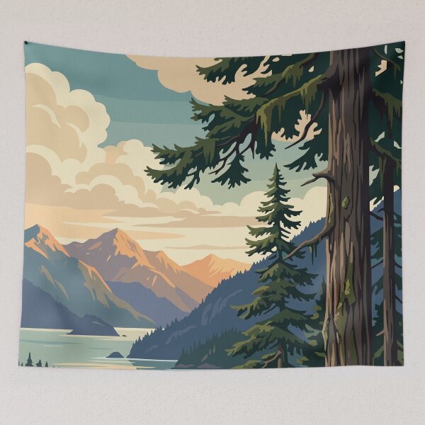 Item preview, Gwaii Haanas National Park Canada Travel Vintage designed and sold by RareDeerArt.