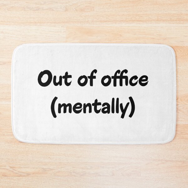 Item preview, Out Of Office Mentally Office Worker Introvert Stamp designed and sold by Kryipsyco.