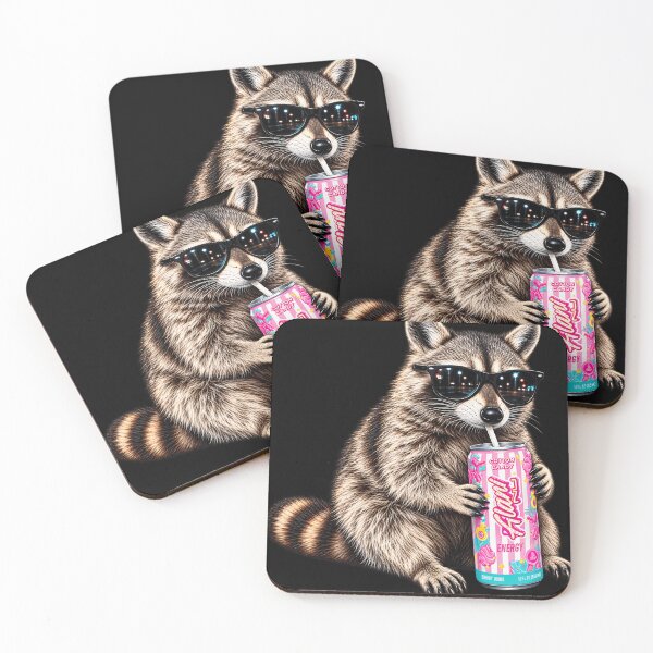 Item preview, Raccoon Alani Drink Fun Animal Lover Vintage Raccoons designed and sold by SavannahCampbel.
