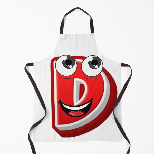 Item preview, Happy Cartoon Letter D designed and sold by ImaginARTDesign.