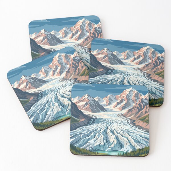 Item preview, Kluane National Park Canada Travel Vintage designed and sold by RareDeerArt.